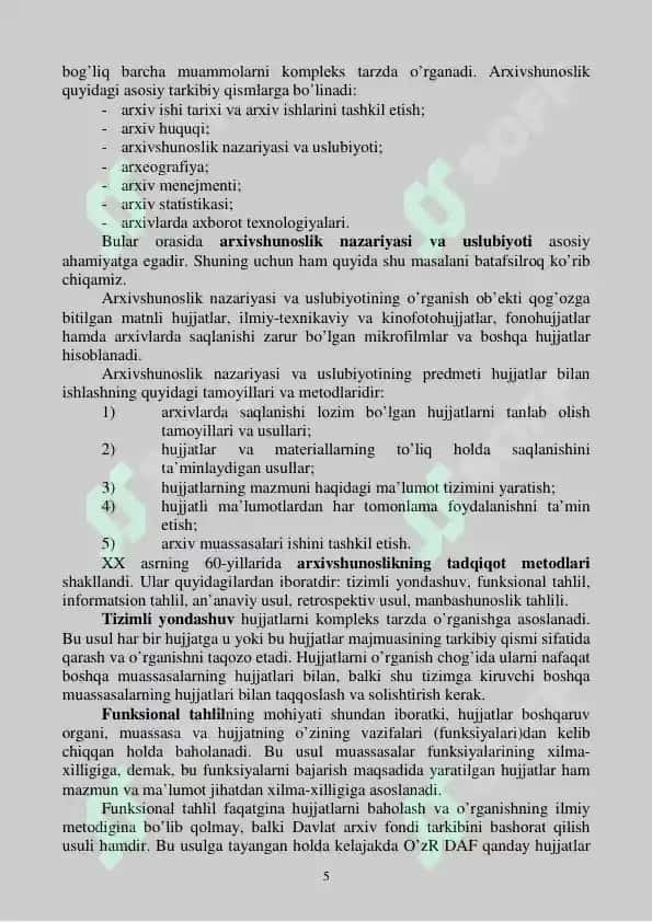 Ma’ruzalar matni 5