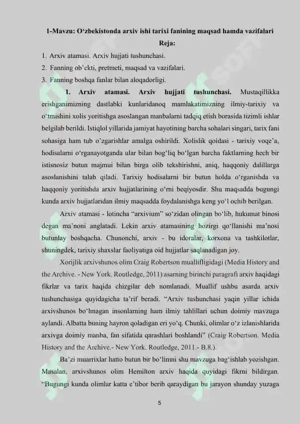 O‘zbekistonda Arxiv ishi tarixi 5