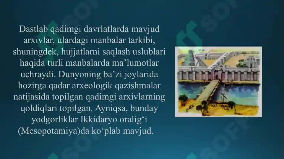 Qadimgi Sharqda arxiv ishi tarixi 4