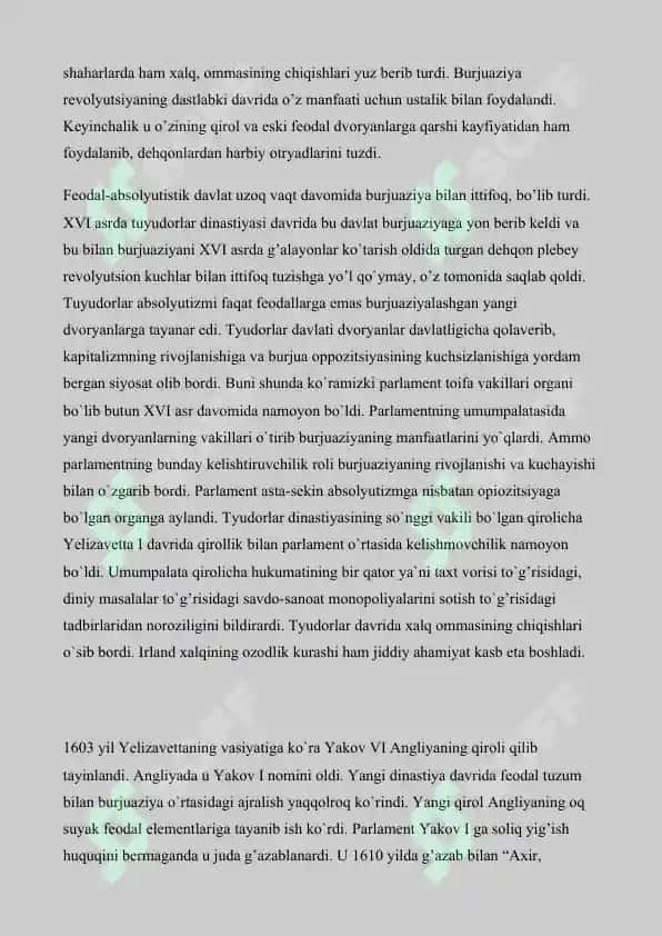 XVII asrda Angliyada burjua inqilobi 4