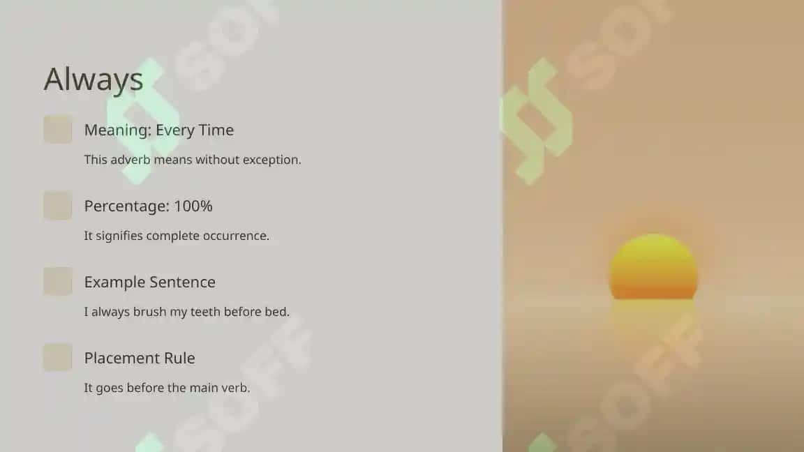 Adverbs of Frequency: Mastering How Often 3
