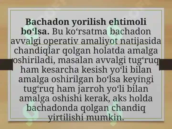 Kesarcha kesish 6
