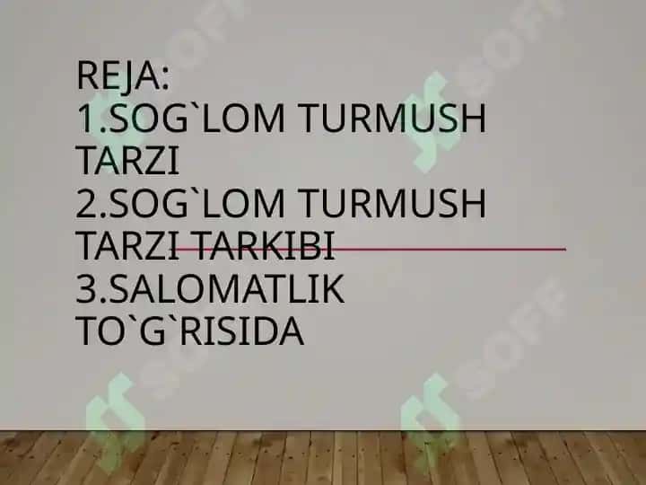 Sog`lik oliy qadriyat 2