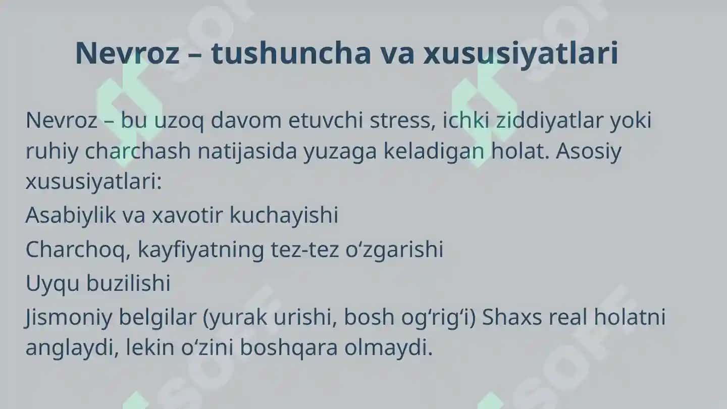 Nevroz va Psixoz 4