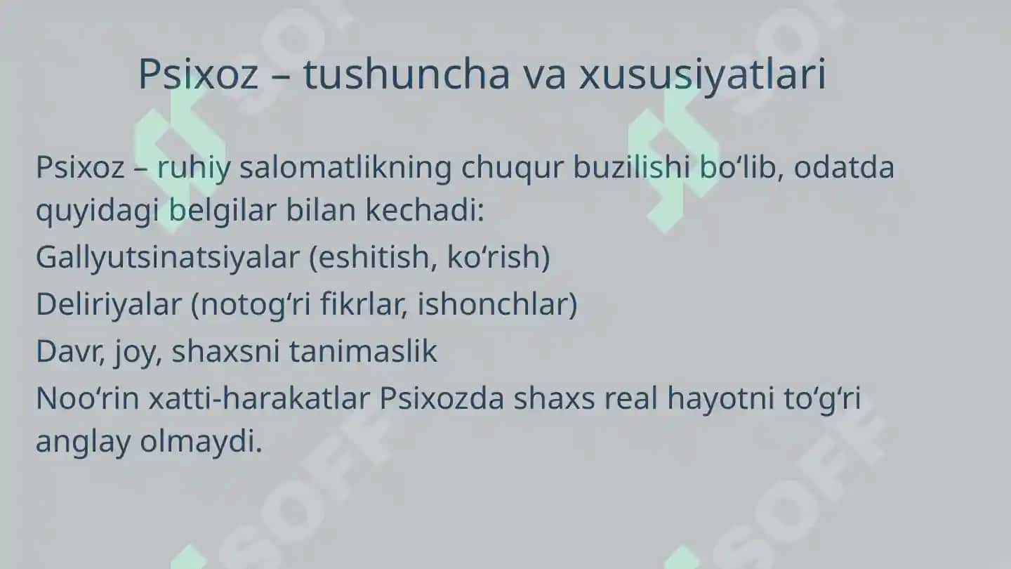 Nevroz va Psixoz 6