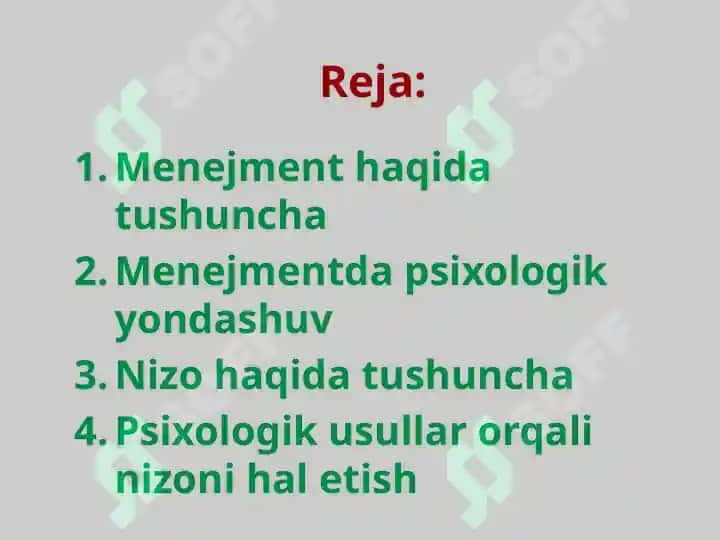 Menejment va Nizolar 2