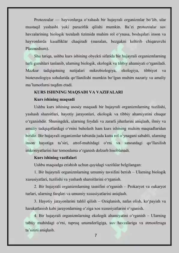 Bir hujayrali organizmlar 7