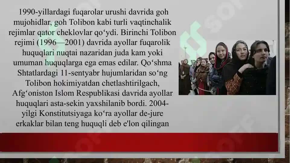 Afgʻonistondagi gendir siyosati 3