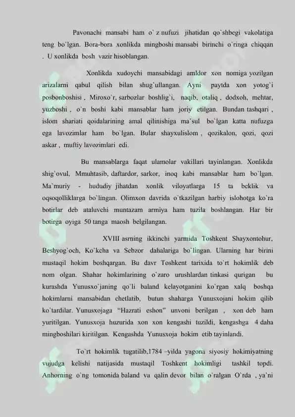 Qo'qon xonligini tashkil topishi 4