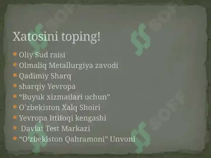 Chiziqcha bilan yozish qoidalari 4