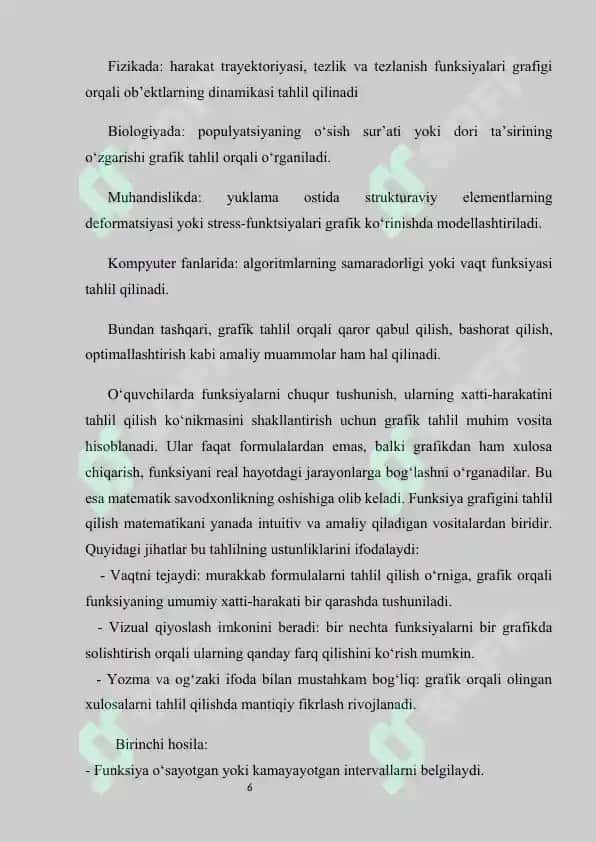 Matematika o'qitish metodikasi 6