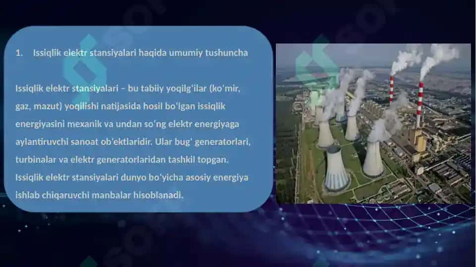 Issiqlik elektr stansiyalari 2