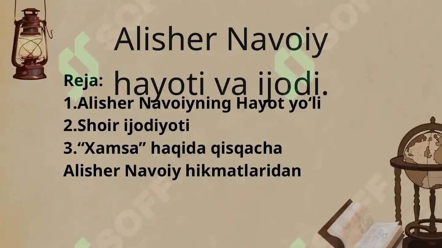 Alisher Navoiy hayoti va ijodi 2