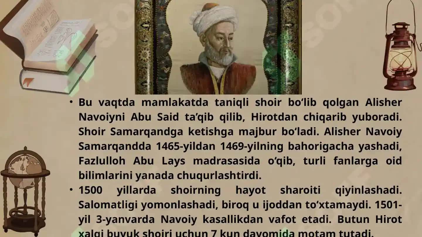 Alisher Navoiy hayoti va ijodi 8