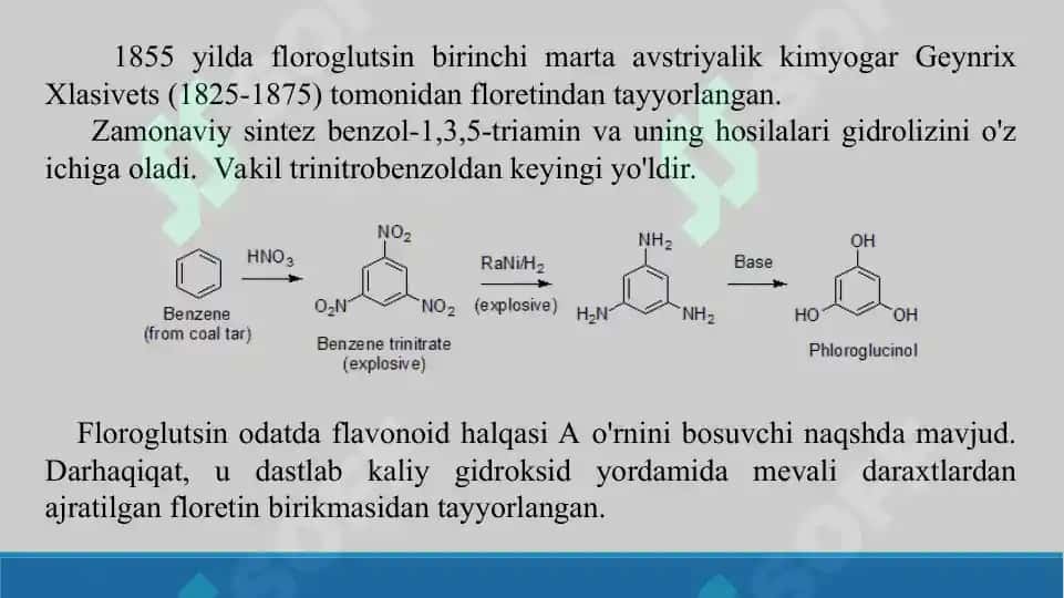 Floroglutsin va Pirogallol. Taqdimot 17 bet. 4