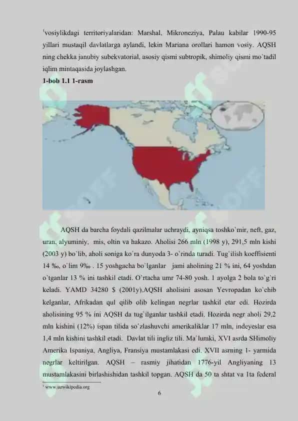Amerika Qo'shma Shtatlari turizmi 6