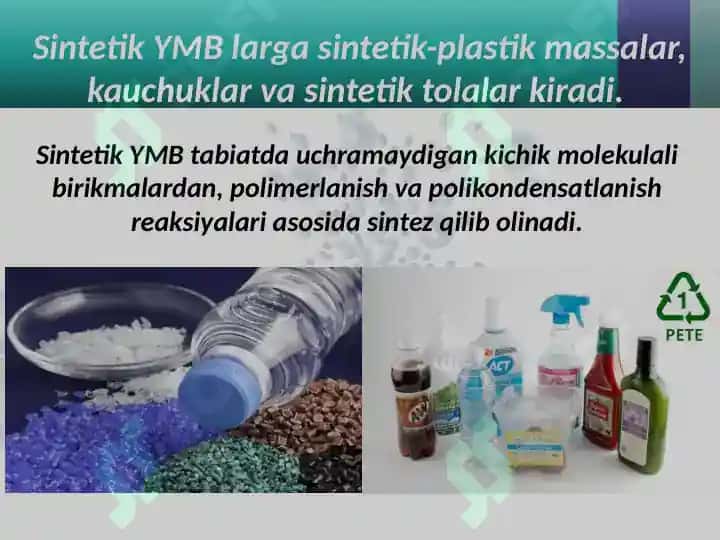 Yuqori molekular birikmalar 4