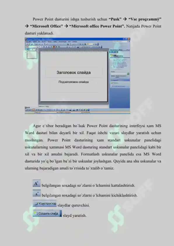Microsoft Powerpoint 2019 bilan ishlash 4