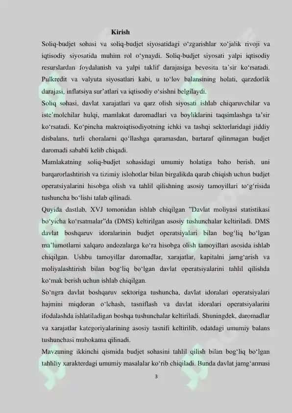 Byujet-soliq sektori va uning tarkibi 3
