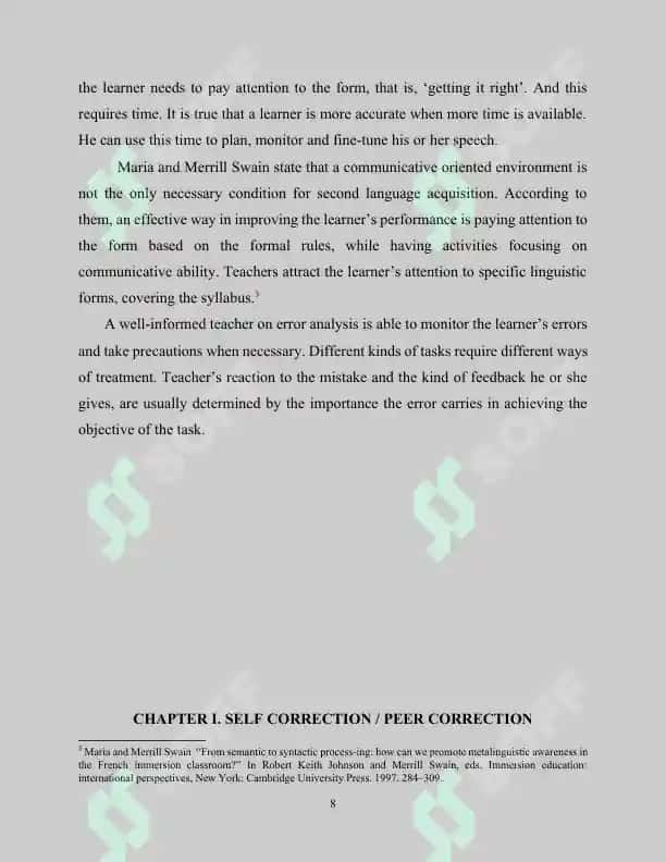 TYPES OF ERROR CORRECTION 8