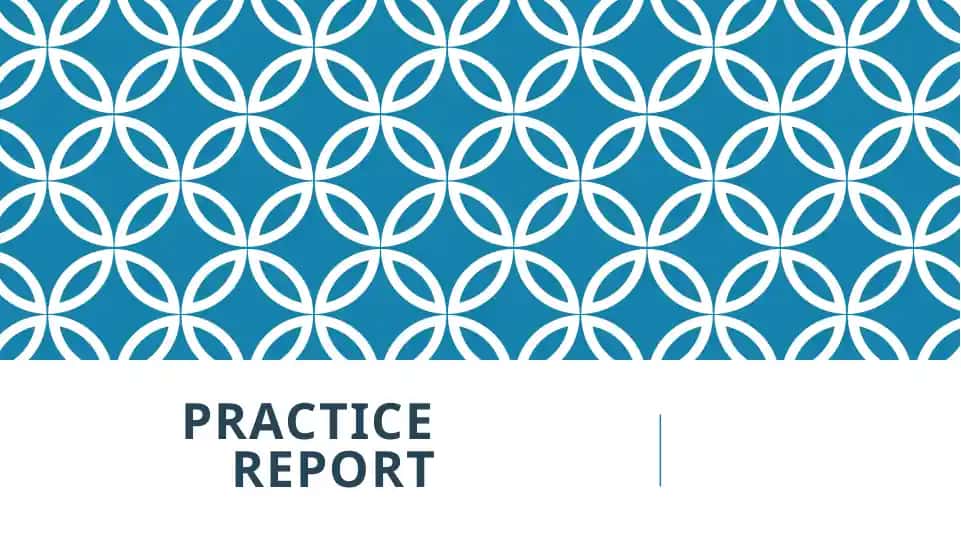 Practice Report