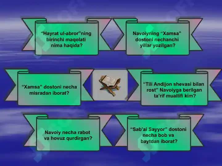 Alisher Navoiy devonlari tahlili 6