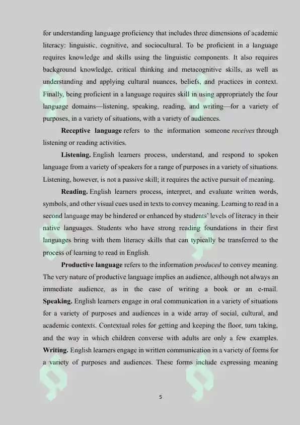 FOREIGN LANGUAGE TEACHERS COMPETENCE 5