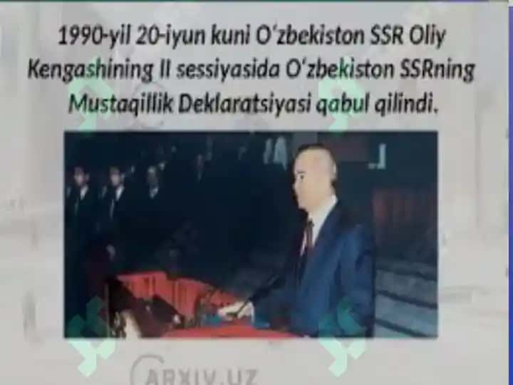 O‘zbekistonning mustaqillikka erishishi arafasidagi ijtimoiy-siyosiy, iqtisodiy ahvoli 7