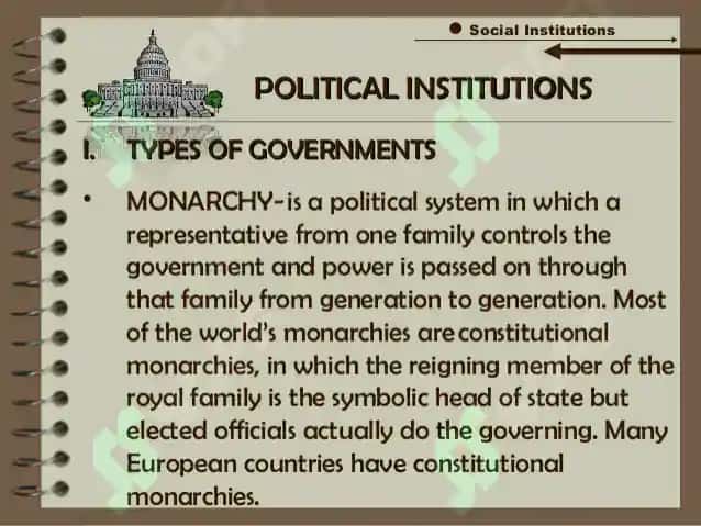 Politics and the Public Institutions 3