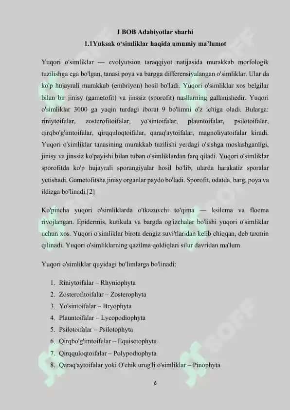 Madaniy o'simliklarning kelib chiqishi 6
