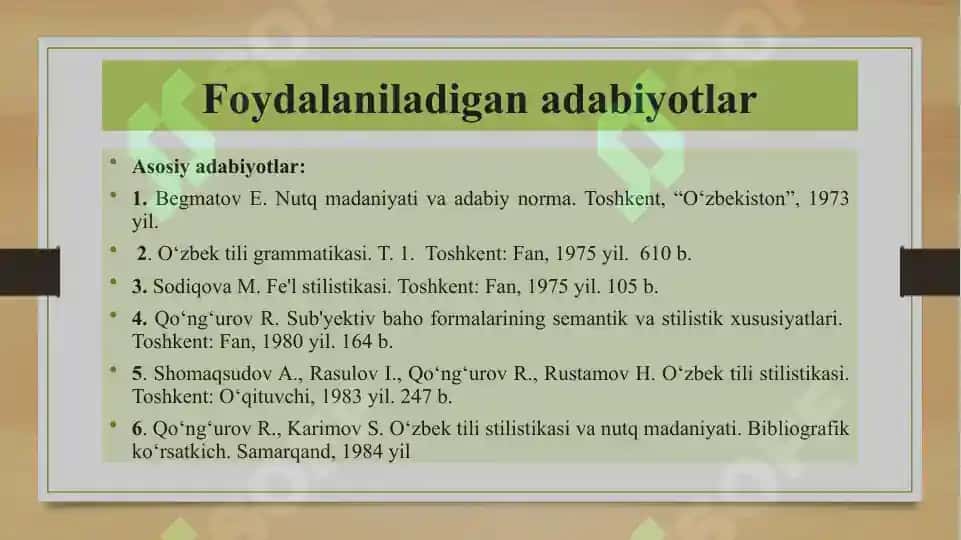 Ilmiy uslubning xususiyati va uslublari 3