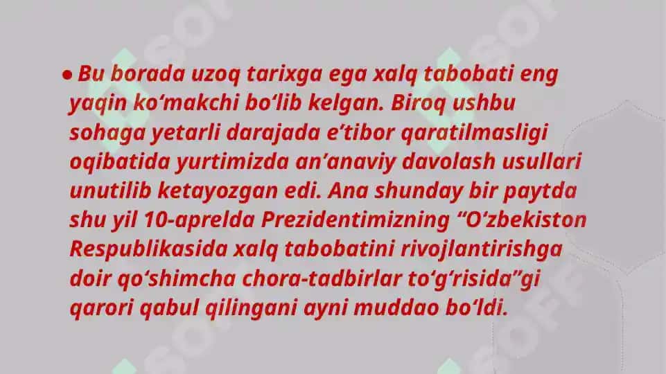 Xalq tabobati el salomatligi 3