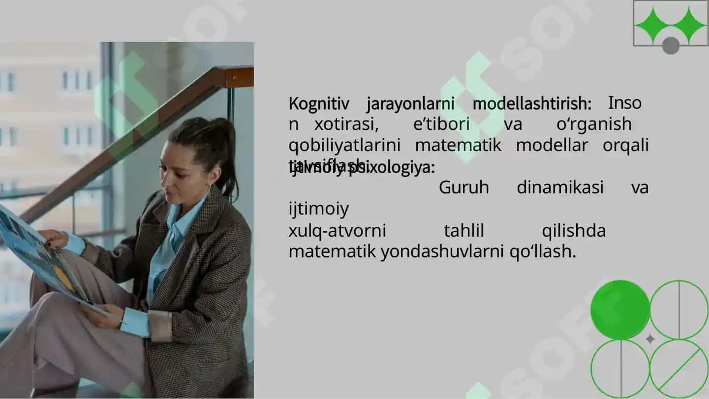 Psixologiyada matematik metodni qo'llash bo'yicha O.V.Mitina tomonidan chop etilgan maqolalarining psixologik tahlili 4