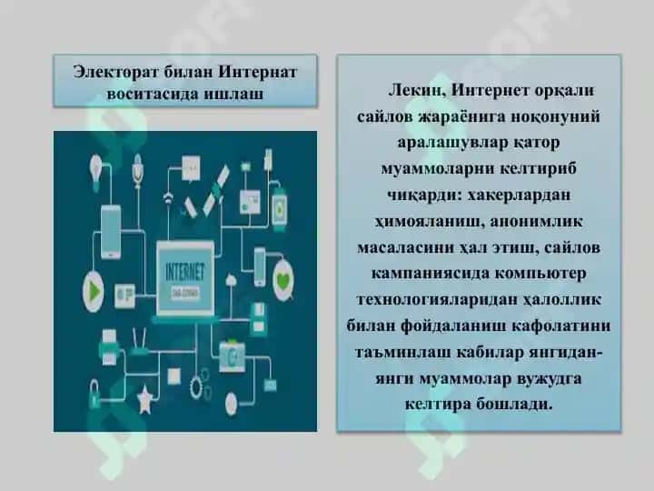 ЭЛЕКТОРАТ БИЛАН ИШЛАШ УСУЛЛАРИ 6