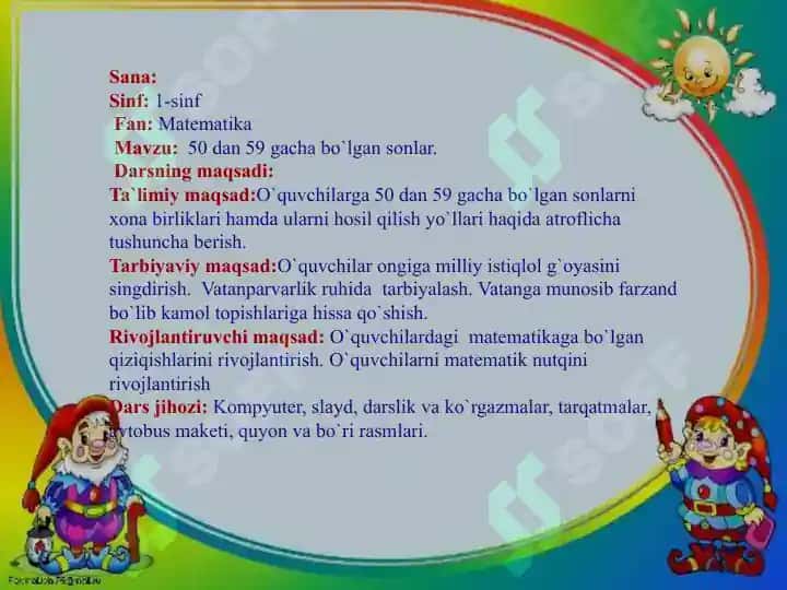 SOATLIK OCHIQ DARS ISHLANMASI 2