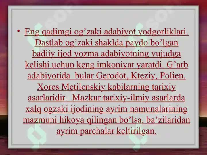 Antik davr Yunon va Rim adabiyoti 2