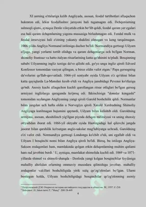 Angliyaning XI-XIV asrlarda siyosiy va ijtimoiy tarixi 6