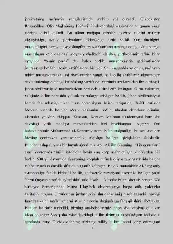 O'ZBEKISTONDA SOVET DAVRIDA OLIY TA’LIM TIZIMI 4