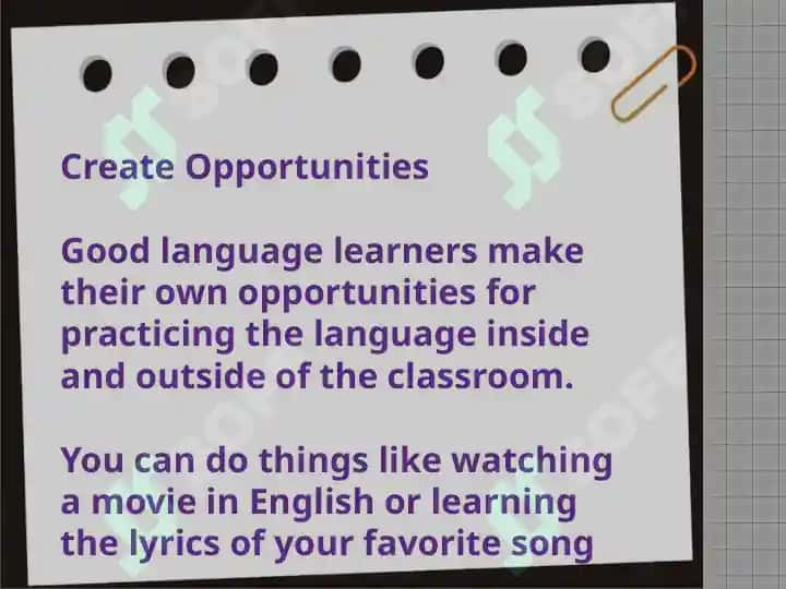 Common features of a good learner 8