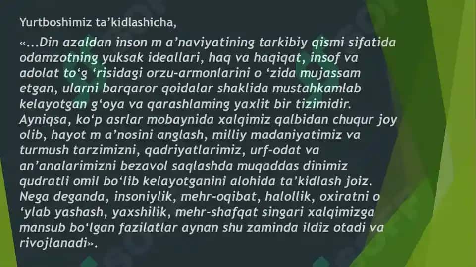 Xalq pedagogikasida diniy ta’limotlar 4