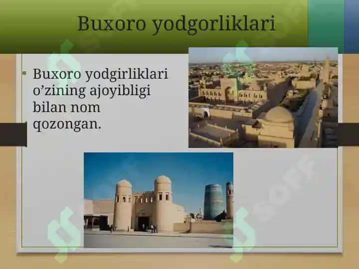 O'zbekistonning tarixiy-me'moriy yodgorliklari 7