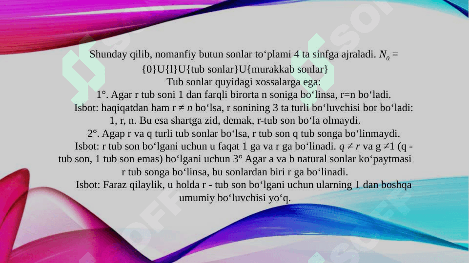 Tub va murakkab sonlar 6