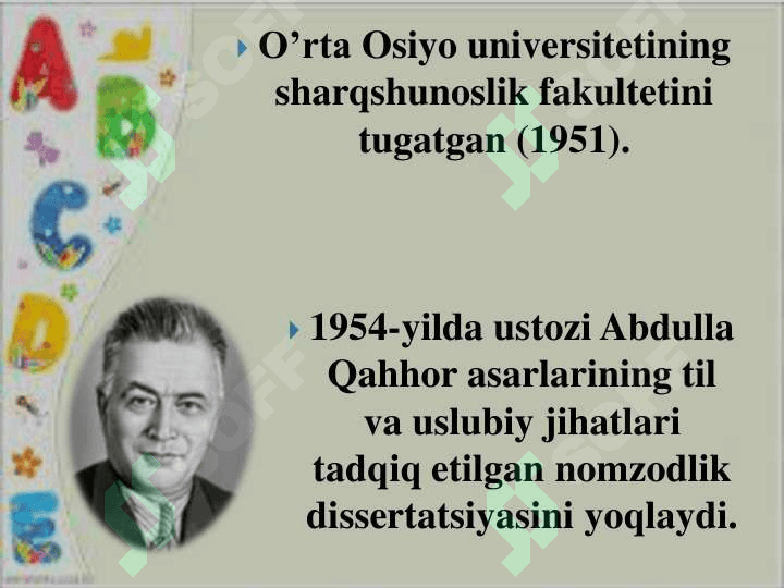 Pirimqul Qodirov hayoti va ijodi. 5