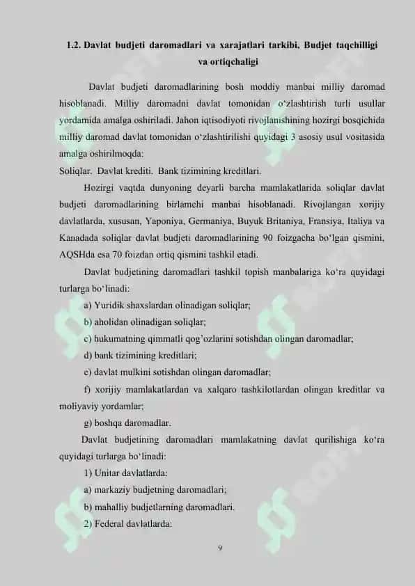 Davlat budjeti va soliqlar 8