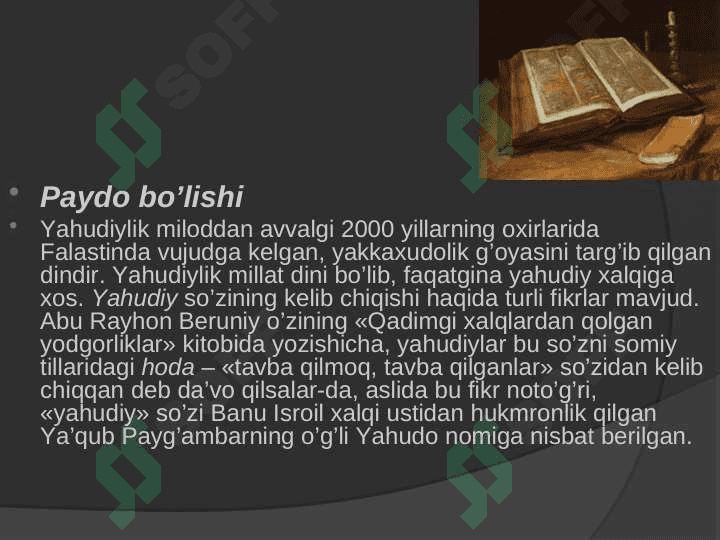 yahudiylik 3