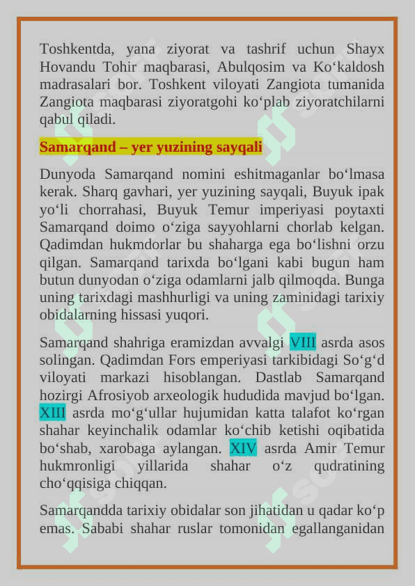 Tarixiy obidalar haqida ma'lumot 5