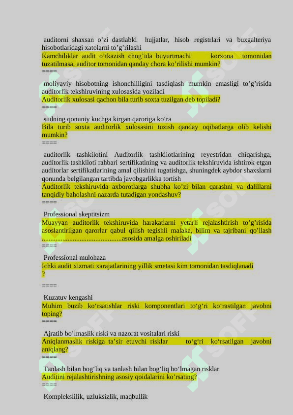 Audit 5