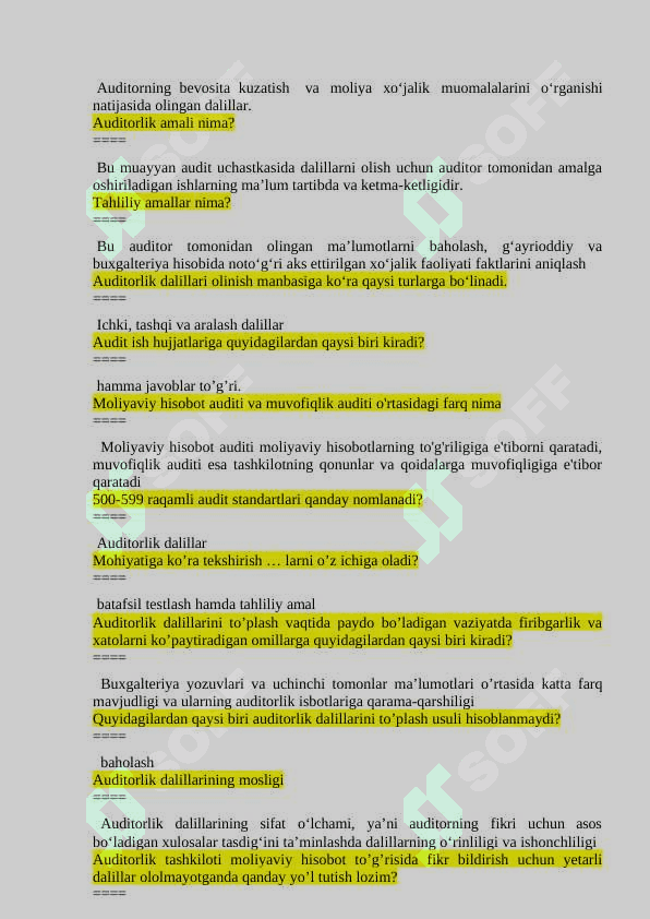 Audit 7