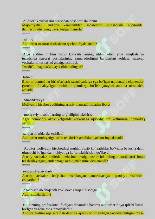 Audit 8