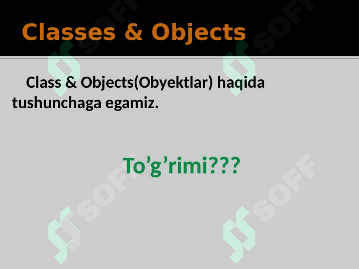 C++ Classes & Objects 2
